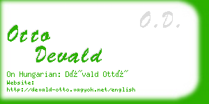 otto devald business card